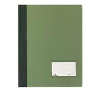Durable 268005 Duralux Chemise à Lamelles Format A4+ Couverture Translucide Coloris Vert Et Dos Opaque Vert Lot de 25