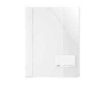 Durable 269002 Lot de 25 chemises à Lamelles Format A4+ avec Porte-étiquette Cou