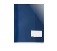 Durable 269007 Clear View File for Din A4, Extra Wide, Dark Blue, Pack of 25