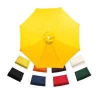 Durable 3.5m Cantilever Parasol Canopy Replacement - 8 Arms Waterproof Outdoor Umbrella Cover Perfect Sunshade for Garden Patio Deck Balcony Use.