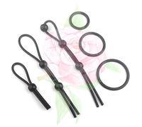 Durable 3 Sangles Fixes Haute éLastique Avec 3 Tailles, Noir Simple Hommes Accessoire De Remise En Forme-Y5 (Bague)