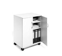 Durable Chariot multifonctionnel 311502 74/53 fermé 3 compartiments Blanc 528×737×400 mm