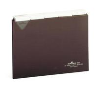 Durable 315111 Intercalaire De Classement Onglet Avec Index Vierge Pvc Marron