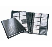 Durable 3240901 Classeur Visifix A4 Centium Anneaux A4 315 x 255 mm Capacité 50 Pochettes 600 Cartes Visite