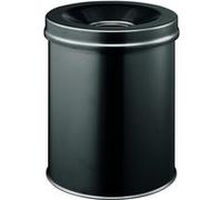 Corbeille à papier Durable 330501 15 l (Ø x H) 260 mm x 357 mm acier noir 1 pc(s)