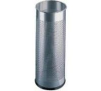 Durable 335023 porte-parapluie en métal 28,5l argent G