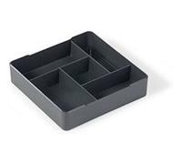 338658 coffee point plateau distributeur pour espace café et thé gris anthracite 22,6 x 22 x 5,5 cm