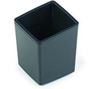DURABLE Poubelle de table Coffee Point 338858 – petite rectangulaire en plastique, gris anthracite