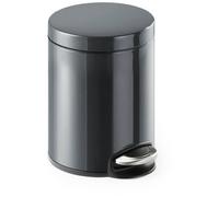 Durable 341058 Poubelle à Dite Silencieuse 5 Litres 205 mm en Métal Peint Coloris Anthracite