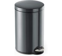 Poubelle Durable 341158 12 l (Ø x H) 250 mm x 400 mm métal, plastique anthracite-gris 1 pc(s)