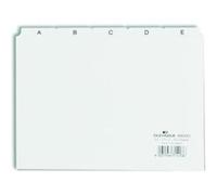 Durable 365002 jeu de 25 intercalaires avec onglets imprimés a z format a5 blanc G