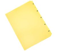 Durable 365004 Jeu de 25 Intercalaires avec Onglets Imprimés A Z Format A5 Jaune