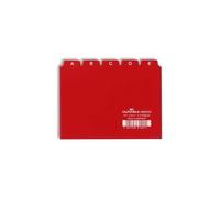 Durable 366003 jeu de 25 intercalaires avec onglets imprimés a z format a6 rouge