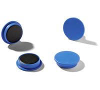 Durable 470306 Aimants (32 mm, 720P) 4 Pièces Bleues, pour Tableau à Épingles, Réfrigérateur