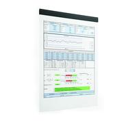 Durable 470601 Lot de 5 Barres d'Affichage pour Documents Pince Adhésive Noir