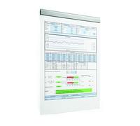 Durable 470623 Barre d'Affichage pour Documents Pince Adhésive Durafix Rail 210x17mm Lot de 5 Coloris Argent