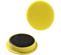 Durable 475304 Aimants, Emballage Industriel, 32 mm, 720P, Jaune, 20 Pièces