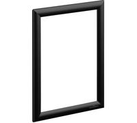 DURABLE Cadre clipsable 479601 A4 aluminium noir fixation adhésive et vis inclus
