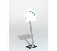 Durable 481923 Présentoir de sol argent (l x H x P) 302 x 1250 x 280 mm DIN A3 vertical, DIN A3 horizontal