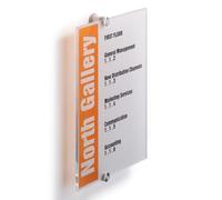 Durable 482519 Crystal Sign Plaque de porte 210 x 297 mm