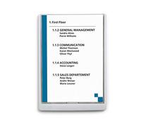 Durable CLICK SIGN, plaque de porte, plastique, A4 (210 x 297 mm), blanc