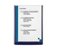 Durable Click Sign Plaque de porte A4 Bleu fonc