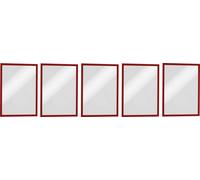 Durable 486903 DURAFRAME MAGNETIC A4 - 4869 Cadres magnétiques DIN A4 rouge (l x H) 238 mm x 324 mm 5 pc(s)