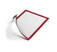 Durable 486903 Sachet de 5 Cadres d'Affichage Magnétiques A4 Rouge