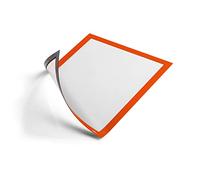 Durable 486909 Sachet de 5 Cadres d'Affichage Magnétiques A4 Orange