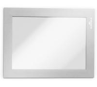 DURABLE Cadre d'affichage Duraframe 487023 – A6, dos adhésif, argent métallisé – Sachet de 2
