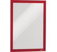 Durable 487203 DURAFRAME A4 - 4872 Cadre d'information autocollant DIN A4 rouge (l x H) 236 mm x 322 mm 2 pc(s)