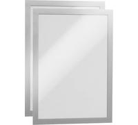 Durable 487223 DURAFRAME A4 - 4872 Cadre d'information autocollant DIN A4 argent (l x H) 236 mm x 322 mm 2 pc(s)