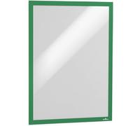 Durable 487305 Duraframe Sachet de 2 Cadres d'affichage repositionnables A3 Vert