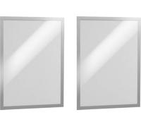 Durable 487323 DURAFRAME A3 - 4873 Cadre d'information autocollant DIN A3 argent (l x H) 325 mm x 445 mm 2 pc(s)