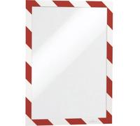Durable 4944132 DURAFRAME SECURITY A4 - 4944 Cadres magnétiques DIN A4 rouge, blanc (l x H) 238 mm x 324 mm 2 pc(s)