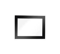 Durable 494801 Info Frame Duraframe Magnetic (A6, Cadre Magnétique pour Surfaces Métalliques) 5 Pièces - Noir