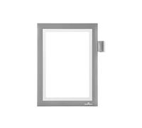 Durable 499423 DuraFrame Note Cadre d'affichage pochette dos adhésif pour document A5 Argent