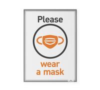 Durable 501457 Pochette d'Affichage Vitrostatique A4 Résistante Aux Uv, Gris, Lo