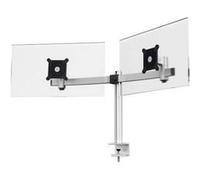 DURABLE Support double écran 508523 2 moniteurs 21–27 pouces VESA inclinable pince argent