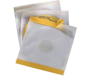 Durable 521019 Sachet de 10 Pochettes autocollantes pour CD/DVD