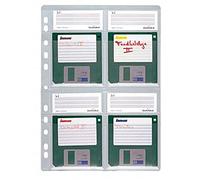 Durable 524319 Sachet de 5 Pochettes A4 pour disquettes