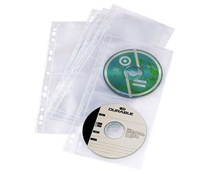 Durable 528219 Pochettes CD/DVD pour Album CD/DVD 20