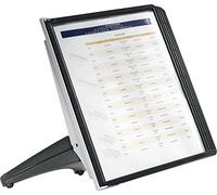 Durable 554001 Support de Consultation Sherpa Soho 5 Pochettes pour Consultation Et Présentation Documents A4 Noir
