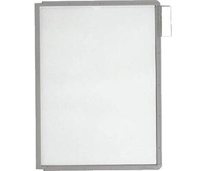 Durable 560610 Sherpa Vario Panel Plaque Pochette Polypropylène pour Document A4 avec Cadre Profilé Gris Lot de 5
