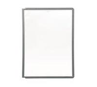 Durable 560637 Sherpa Vario Panel Plaque Pochette Polypropylène pour Document A4 avec Cadre Profilé Gris Graphite Lot de 10