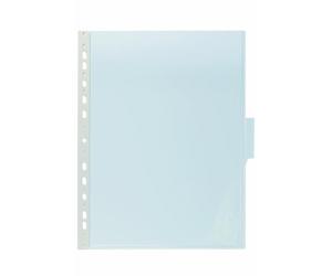 Durable 560719 Function Panel Plaque Pochette Pvc pour Document A4 avec Onglet Coloris Neutre Transparent Lot de 5