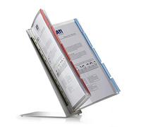 Durable 569300 Support pour tableaux d'affichage Table de fonction 10, avec 10 tableaux d'affichage en couleurs assorties