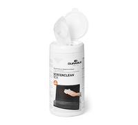 DURABLE Lingettes Screenclean 573602 - Sans alcool pour écrans et surfaces vitrées - Boîte 100