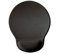 Durable 574858 Ergotop Tapis Souris Ergonomique avec Gel Confort Repose-poignet 23 x 26 cm Revêtement Textile Noir