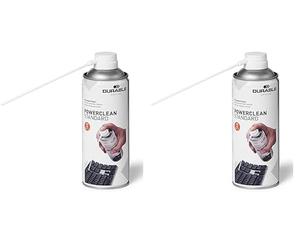 Durable 579619 Powerclean Standard Gaz Sec Dépoussiérant Sans Cfc Inflammable en Aérosol de 400 Ml (Lot de 2)